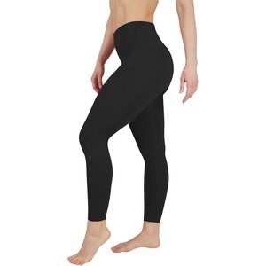 image:imageYogalicious Womens Workout Legging Soft High Waisted Squat Proof Sculpting PantBlack