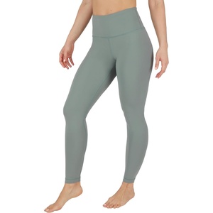 image:imageYogalicious Womens Workout Legging Soft High Waisted Squat Proof Sculpting PantBlossom Olive