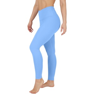 image:imageYogalicious Womens Workout Legging Soft High Waisted Squat Proof Sculpting PantCornflower Blue