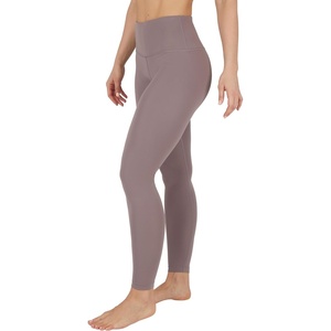 image:imageYogalicious Womens Workout Legging Soft High Waisted Squat Proof Sculpting PantMocha