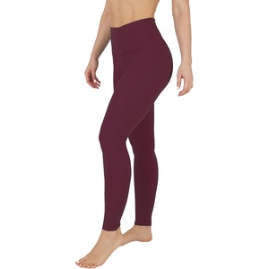 image:imageYogalicious Womens Workout Legging Soft High Waisted Squat Proof Sculpting PantWindsor Wine