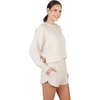image:imageYogalicious Crew Pullover Sweatshirt and Drawstring Sweat Short Oversized Lounge Set