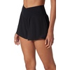 image:image90 Degree By Reflex Crossover Waist Flowy Skort with Built in ShortsBlack