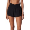 image:image90 Degree By Reflex Crossover Waist Flowy Skort with Built in ShortsBlack