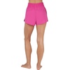image:image90 Degree By Reflex Lightweight Workout Shorts 2 in 1 Running Yoga Gym Shorts with Inner Biker Short PocketsFuchsia Fedora WShort No Drawstring