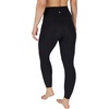 image:image90 Degree By Reflex Cotton High Waist Ankle Length Compression Leggings with Elastic Free WaistbandBlack W Pocket