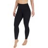 image:image90 Degree By Reflex Cotton High Waist Ankle Length Compression Leggings with Elastic Free WaistbandBlack W Pocket