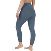 image:image90 Degree By Reflex Cotton High Waist Ankle Length Compression Leggings with Elastic Free WaistbandSlate Night W Pocket