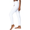 image:imageYogalicious Womens High Waisted Leggings Squat Proof Workout Running Yoga PantsWhite