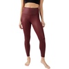 image:image90 Degree By Reflex Womens High Waist Squat Proof Ankle Length Printed LeggingsCracked Maroonish