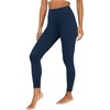 image:imageYogalicious Womens High Waisted Leggings Squat Proof Workout Running Yoga PantsDark Navy