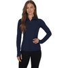 image:imageYogalicious Womens Ultra Soft Lightweight Full Zip Yoga Jacket with PocketsDark Navy Nude Tech