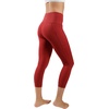 image:image90 Degree By Reflex Womens High Waisted Leggings Capri Workout Yoga PantsSangria